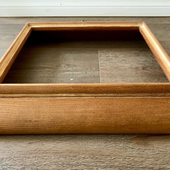 Vintage Mid. Century Oak Wood Frame 16/16” - Picture 9 of 14